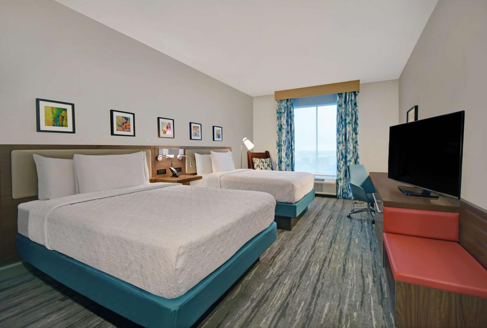 Kamer met 2 Queensize Bedden