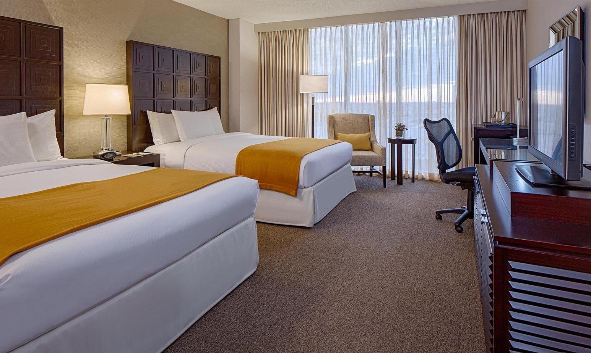 Queen Room Two Queen Beds Roll Shower Mobility Access or Non-Smoking