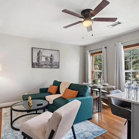 Homey Apt Nr Med Center Fire Pit Bbq Wifi Games-3