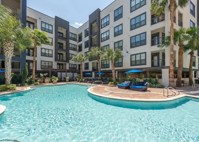The Pearl At Houston, Tx Medical Center. Modern Glam 1-Br W/Pool And Gym Apartamento