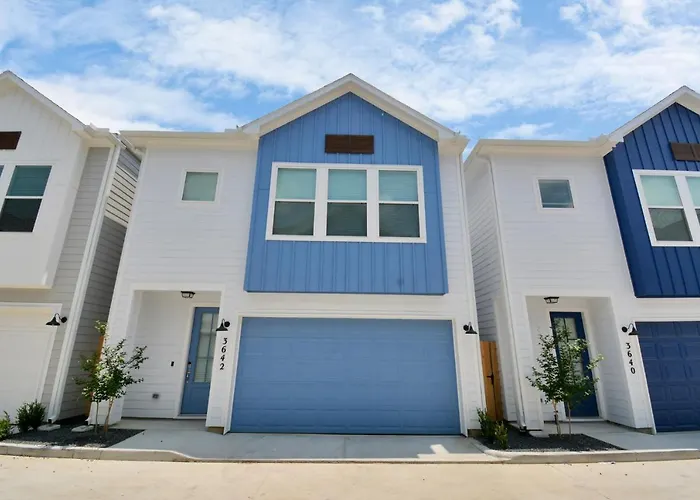 Casa Azure - New Modern 3 Bedroom Med Center, Nrg, Uh Houston que aceita animais de estimação