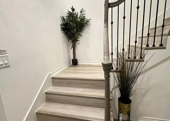 Pet friendly Luxe Three Story Duplex Near Downtown & Med Center Hotel Houston