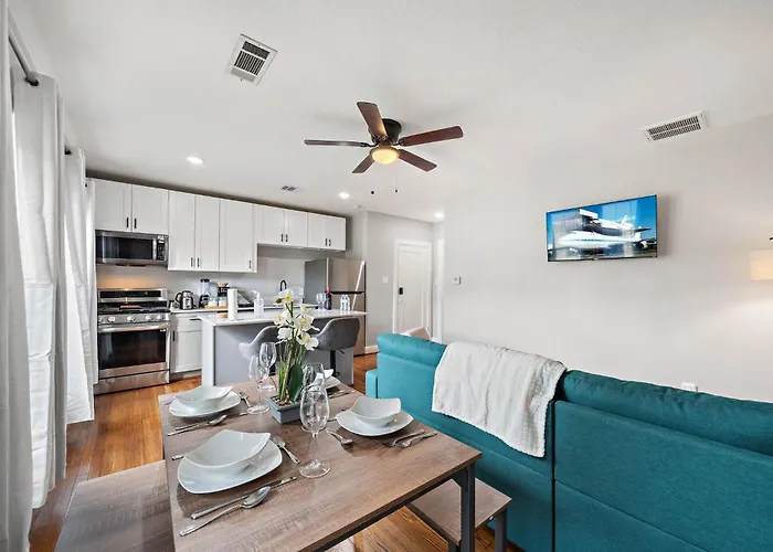Huisdiervriedelijke Homey Apt Nr Med Center Fire Pit Bbq Wifi Games Houston