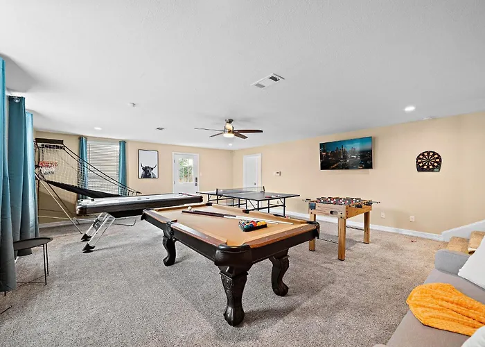 Huisdiervriedelijke Nr Dt, Med Center, Midtown Sleeps 16 Game Room Houston