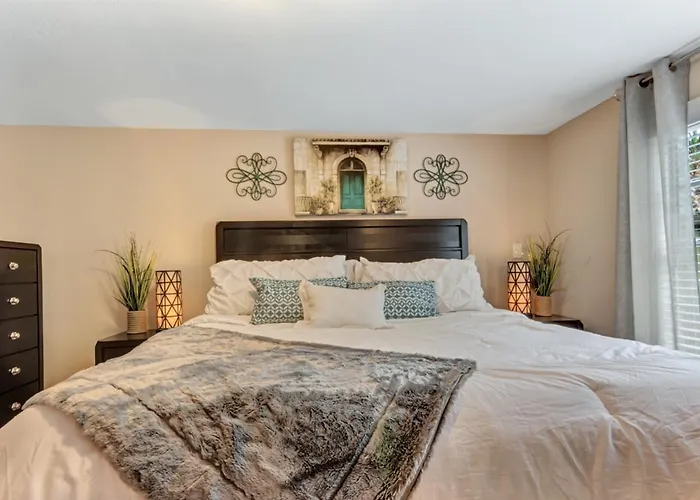Rice Village/ King Bed/ Fast Wifi 4Ktv