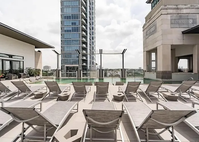 Centrally Located Getaway + Pool Apartment Houston